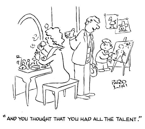 'And you thought that you had all the talent.'