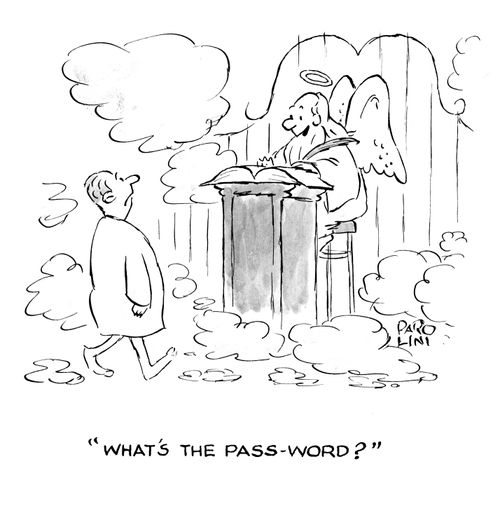 'What's the pass-word?'