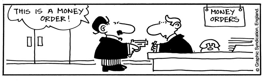 'This is a money order. '