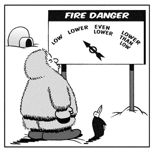 Fire danger.