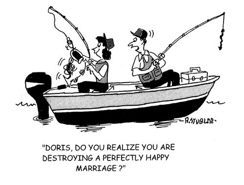 'Doris,do you realize you are destroying a perfectly happy marriage?'