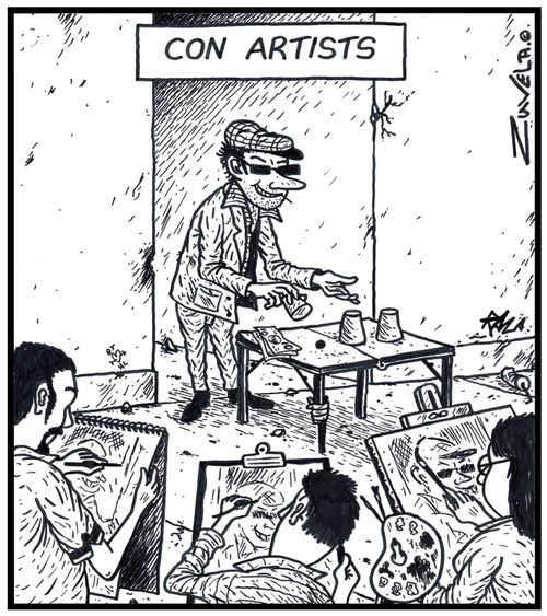 Con artists.