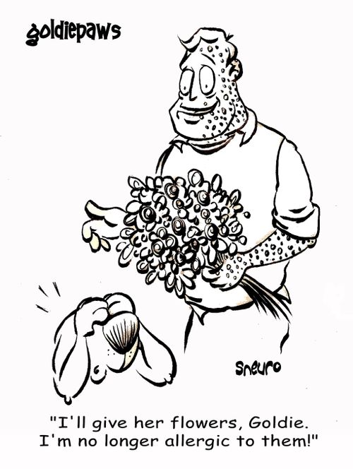 I'm no longer allergic to flowers!
