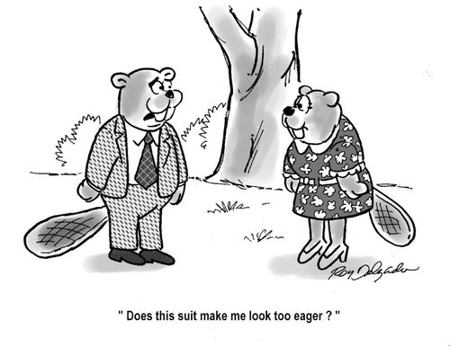 'Does this suit make me look too eager?'