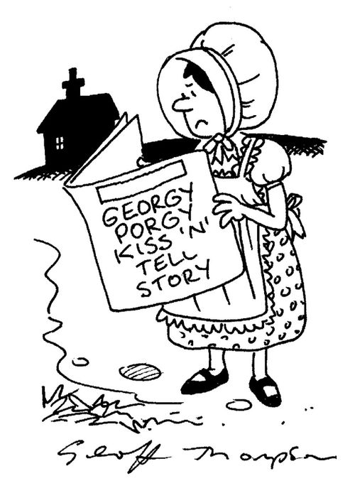 'Georgy Porgy kiss 'n' tell story.'