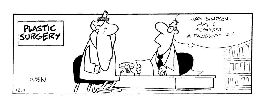 "May I suggest a facelift?"