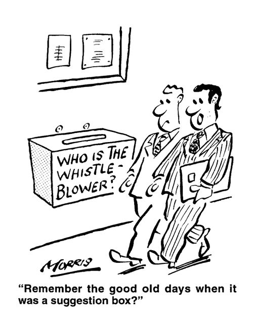 "Remember the good old days when it was a suggestion box?"