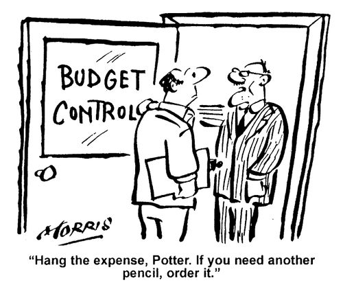 "Hang the expense, Potter. If you need another pencil, order it."