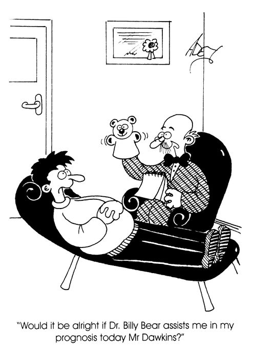 "Billy Bear will be helping me with this.. "