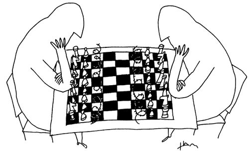 Chess battle zone