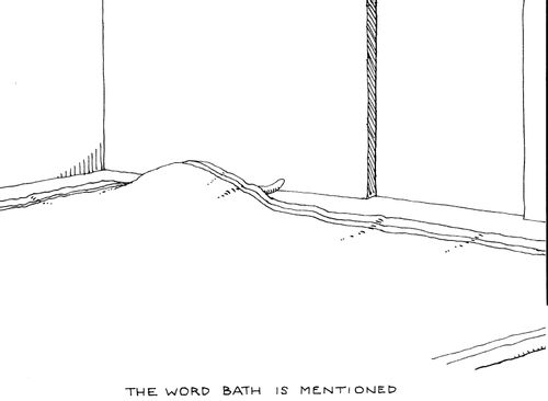 'The word bath is mentioned.'