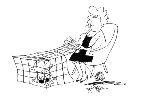 Knitted Cage.