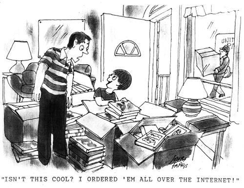 'Isn't this cool?  I ordered 'em all over the internet!'