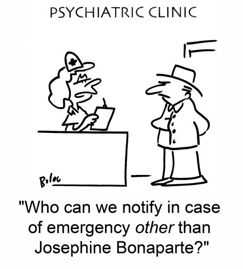 'Who can we notify in case of emergency other than Josephine Bonaparte?'