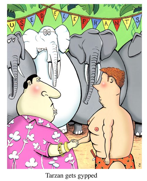 Tarzan gets gypped.