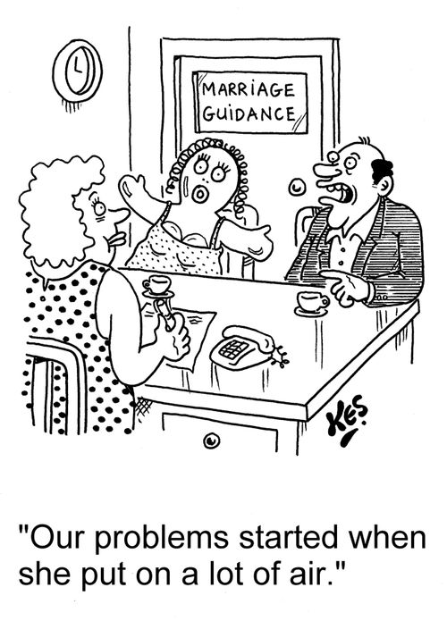 'Our problems started when she put on a lot of air.'