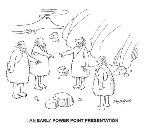 An Early Power Point Presentation.