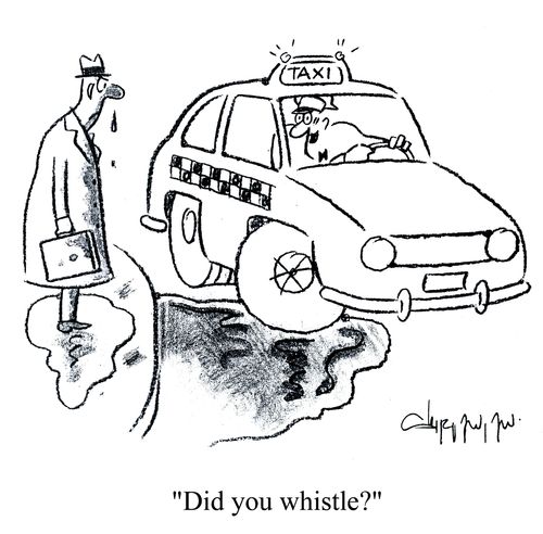 'Did you whistle?'