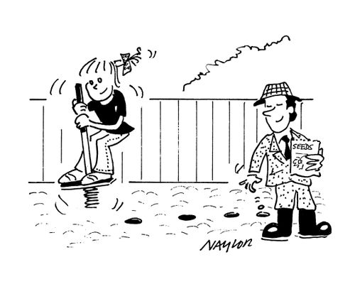 Pogo-stick and the Gardener.