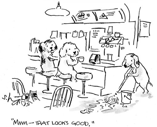'Mmm - that looks good.'
