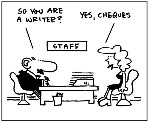 'So you are a writer?'