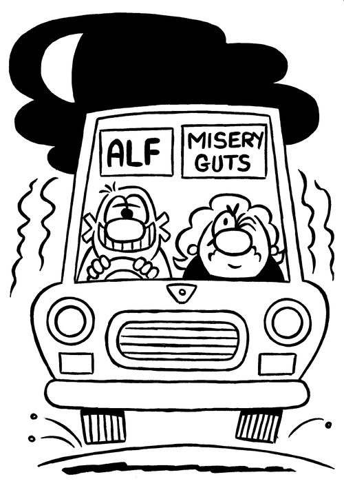 Alf and Misery Guts