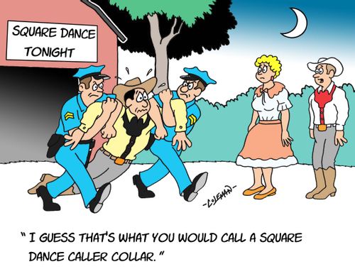 'I guess that's what you would call a square dance caller collar.'