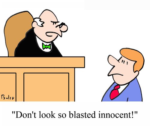 'Don't look so blasted innocent!'