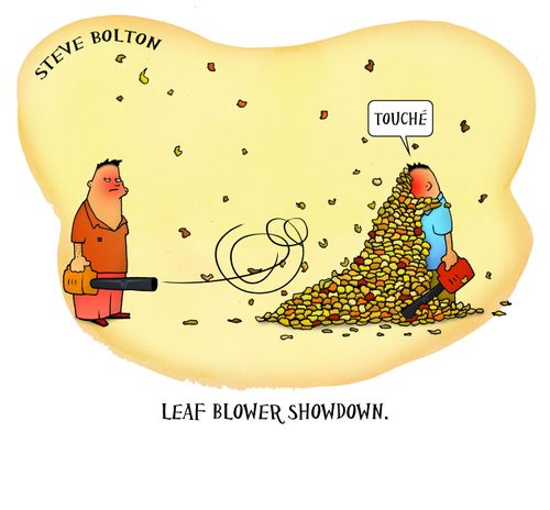 Leaf Blower Showdown.