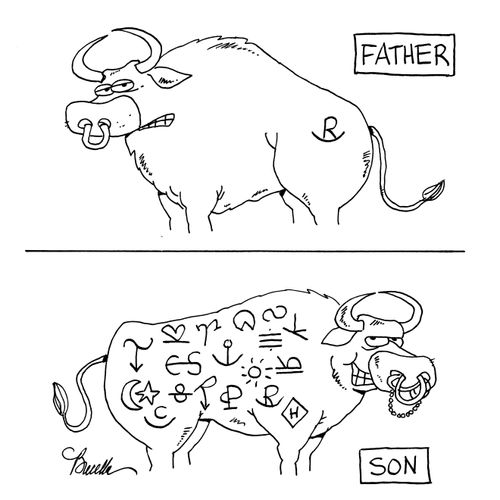 Father & Son Bulls
