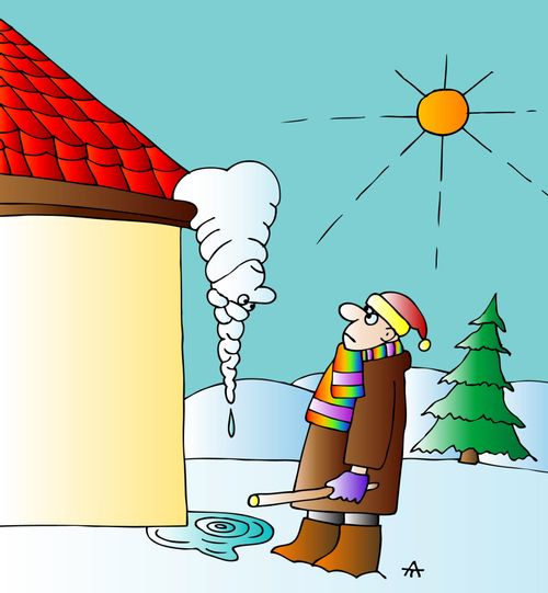 Melting Icicle.