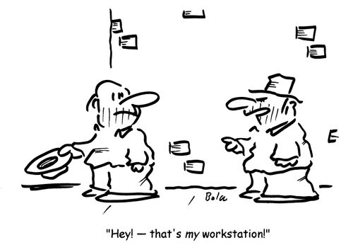 Hey!- That's my workstation!