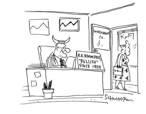 Investments: R.K Dumwiddle 'Bullish' since 1929.