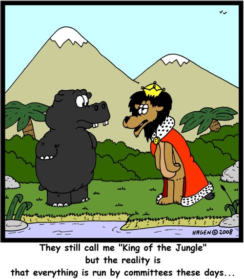 'They still call me 'King of the Jungle' but the reality is that everything is run by committees these days...'