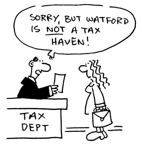 'Sorry, but Watford is not a tax heaven!'