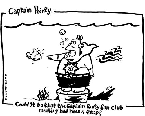 Captain Pointy No.38 - Fan club meeting a trap