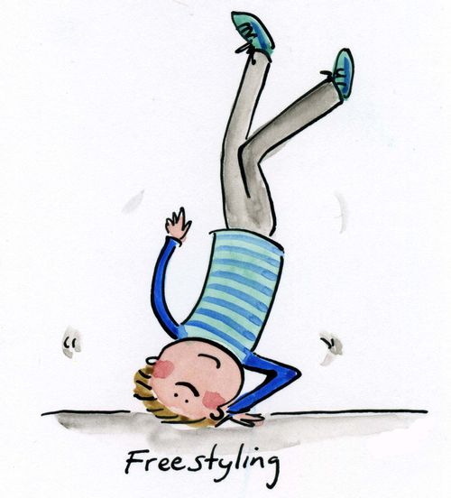 Freestyling.