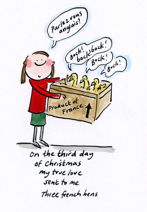 On the third day of Christmas...