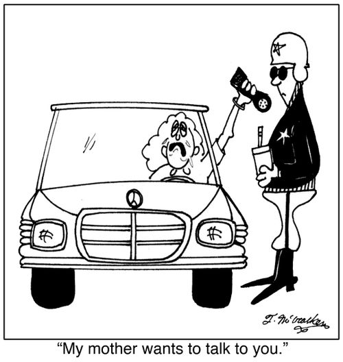 'My mother wants to talk to you.'