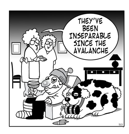 They've been inseperable since the avalanche.