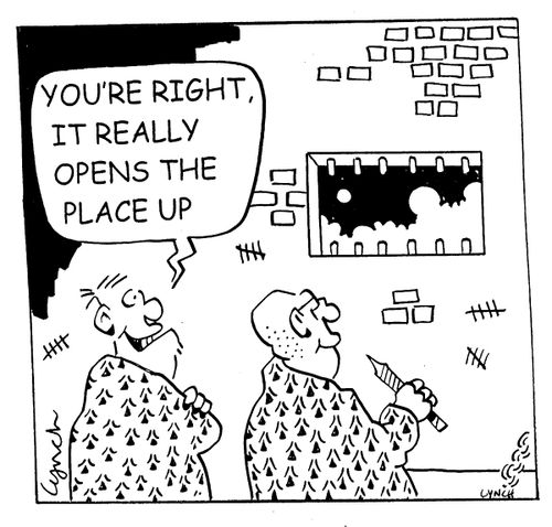 You're right. It really opens the place up.