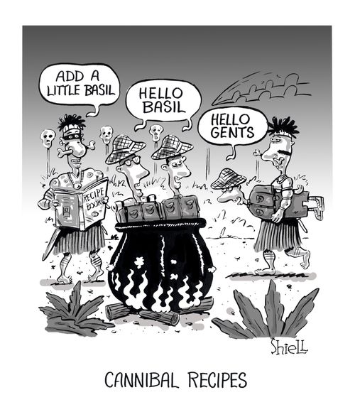 Cannibal recipes.