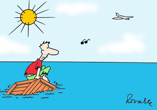 Shipwrecked.