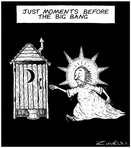 Just moments before the Big Bang...