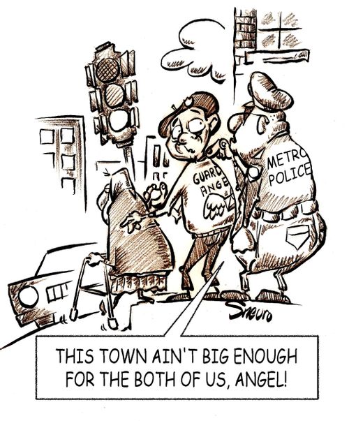 This town ain't big enough for the both of us, Angel!