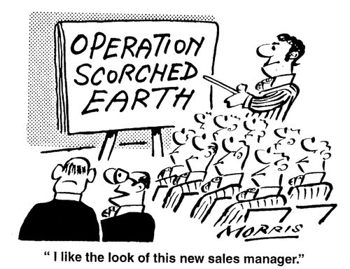 "I like the look of this new sales manager."