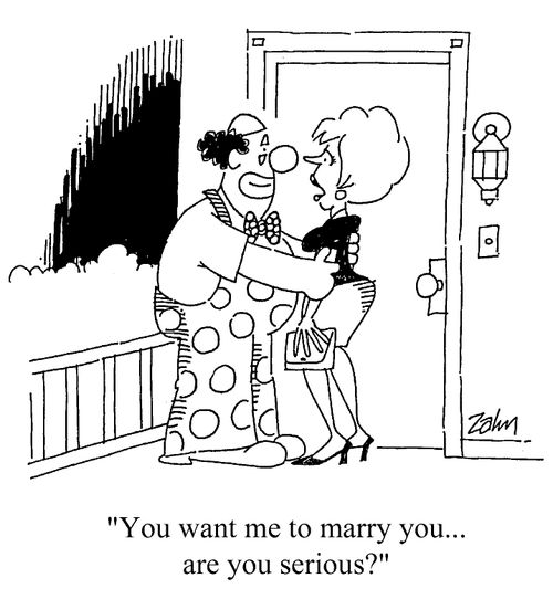 "You want me to marry you...are you serious?"
