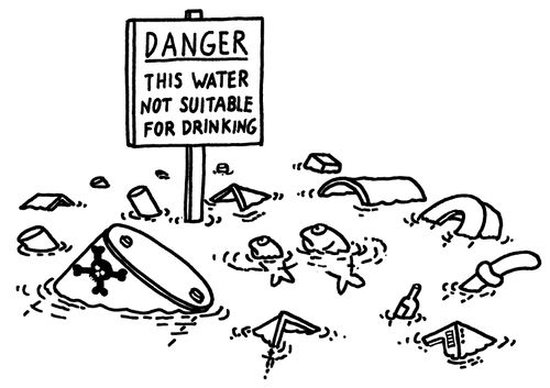 Danger: This water is not suitable for Drinking