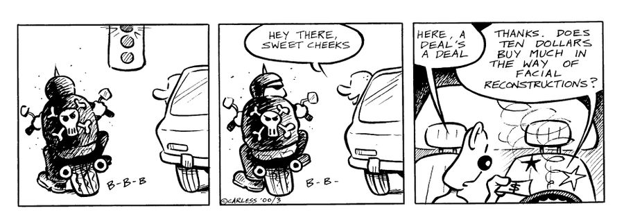 Teasing Hell's Angels