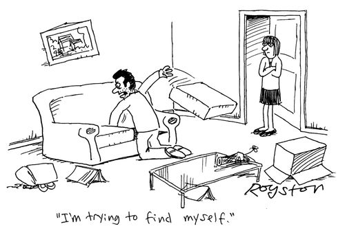 "I'm trying to find myself"
